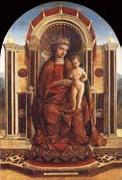 Gentile Bellini The Virgin and Child Enthroned china oil painting artist